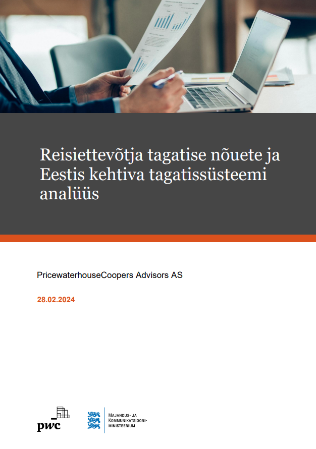 Reisiettevõtja tagatise nõuete ja Eestis kehtiva tagatissüsteemi analüüs tiitelleht
