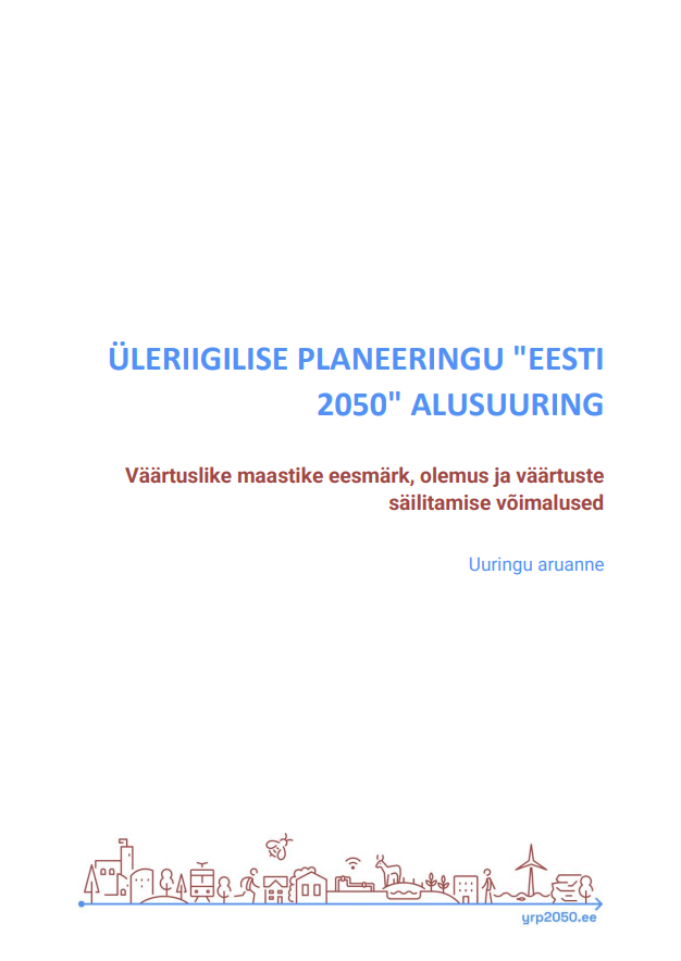 Väärtuslike maastike eesmärk, olemus ja väärtuste säilitamise võimalused tiitelleht