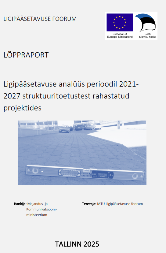 SF projektide ligipääsetavuse auditid tiitelleht